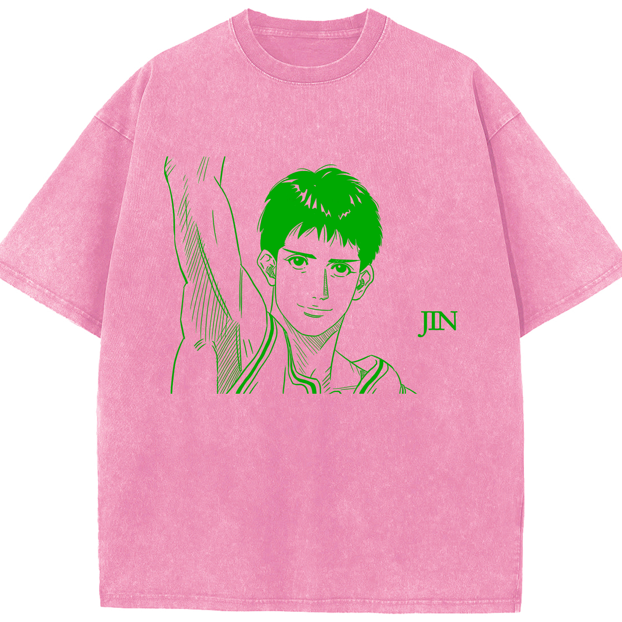 （画像用） SLAM DUNK／スラムダンク 綿100% ヴィンテージ風 半袖Tシャツ（フロントプリント）